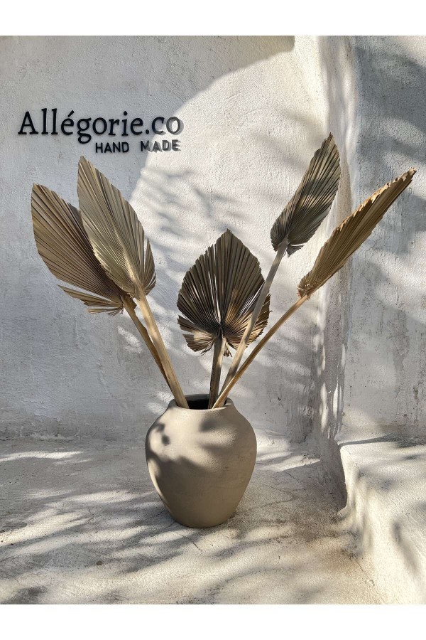 LOREEN BÜYÜK DOKULU VAZO VİZON