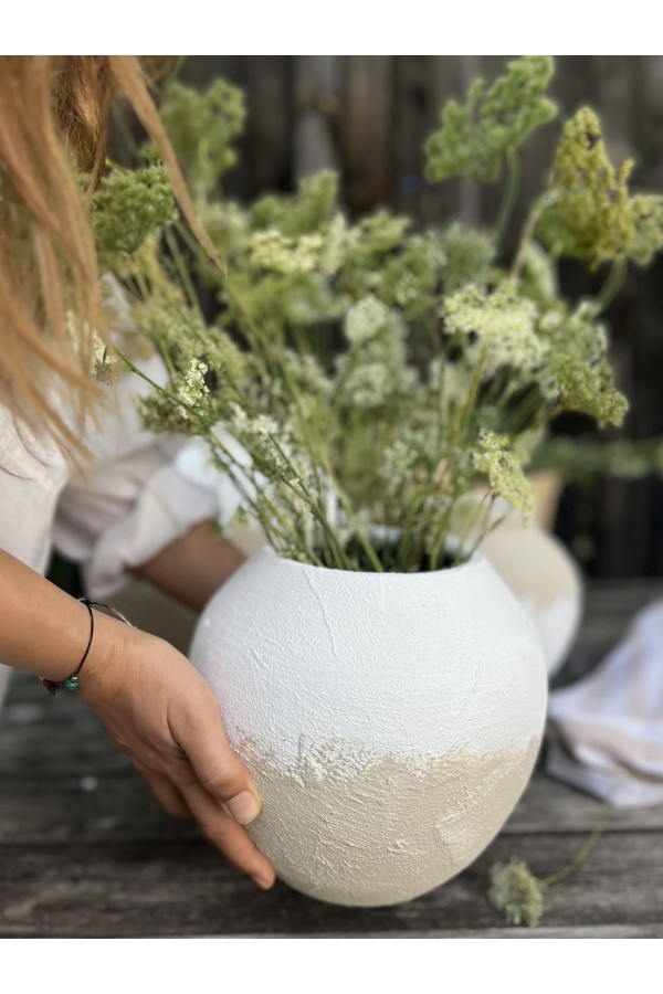 TISSUE LOREEN Yoğun Dokulu Vazo Mat