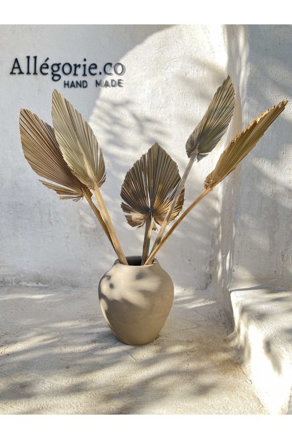 LOREEN BÜYÜK DOKULU VAZO VİZON