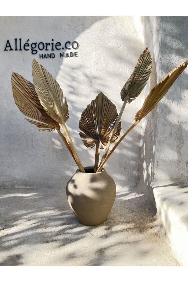 LOREEN BÜYÜK DOKULU VAZO VİZON