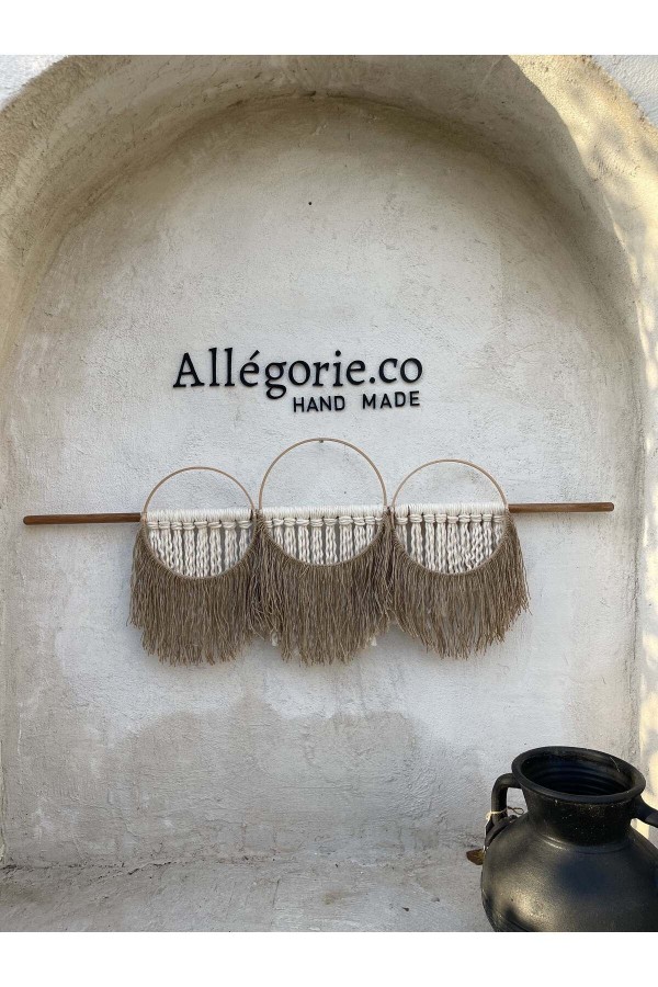Boho Makrome Duvar Süsü