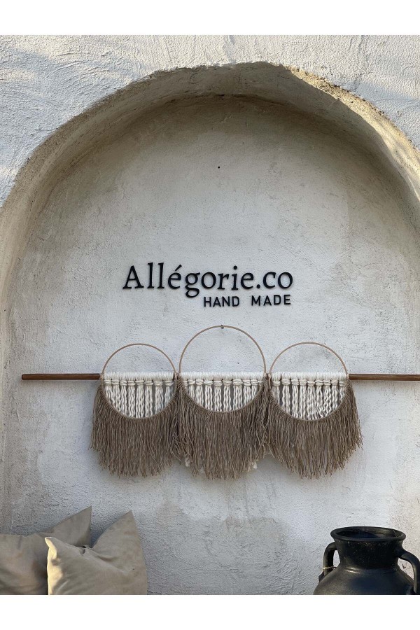 Boho Makrome Duvar Süsü