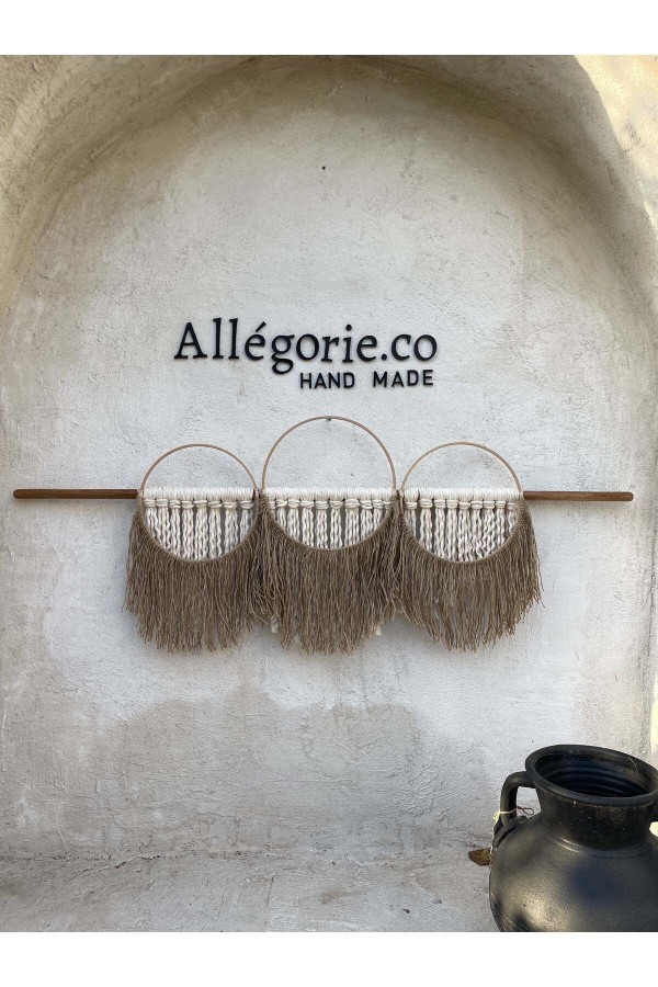 Boho Makrome Duvar Süsü