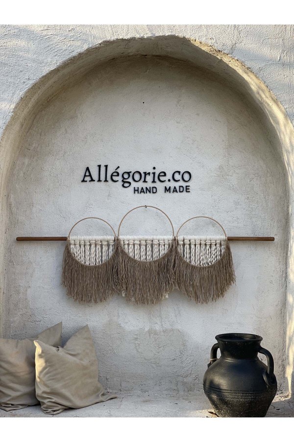 Boho Makrome Duvar Süsü
