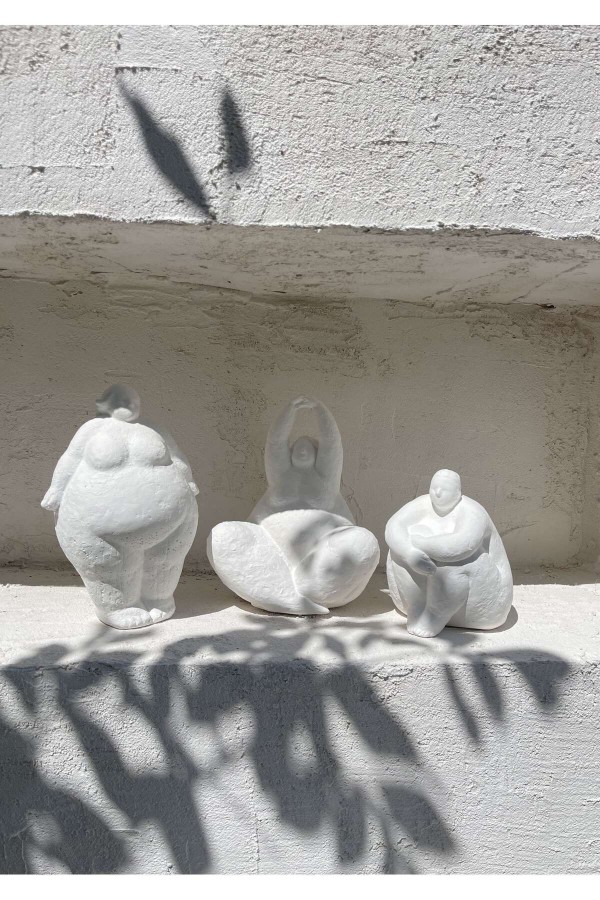 Alle Fat Lady 3lü Heykel Koleksiyonu NU CA SE Model