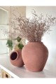 Loreen Vazo Seti 2li Dokulu Mat TERRACOTTA