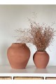 Loreen Vazo Seti 2li Dokulu Mat TERRACOTTA