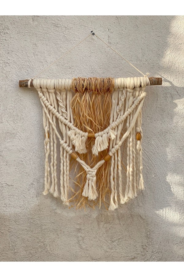 Boho Makrome Duvar Süsü