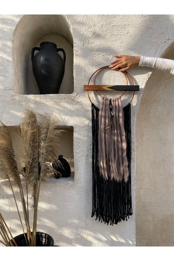 Boho Makrome Duvar Süsü
