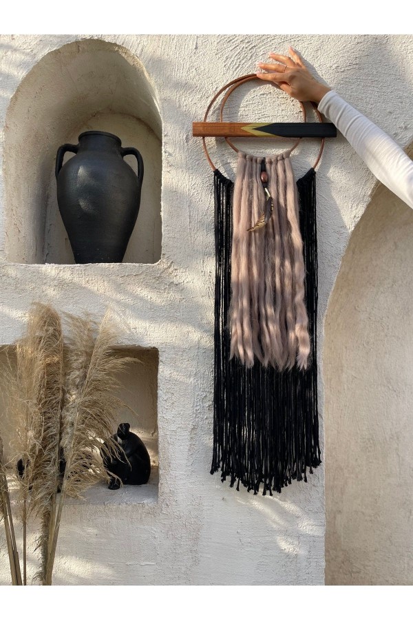 Boho Makrome Duvar Süsü