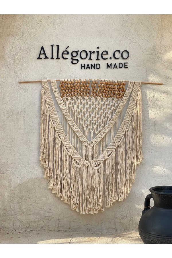 Boho Makrome Duvar Süsü