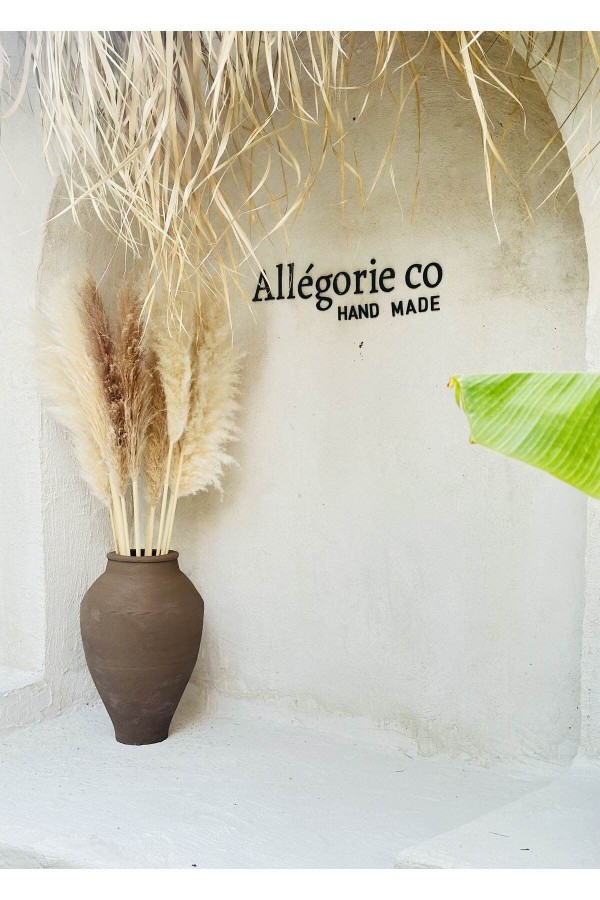 LENNA DOKULU MAT BÜYÜK KÜP VAZO