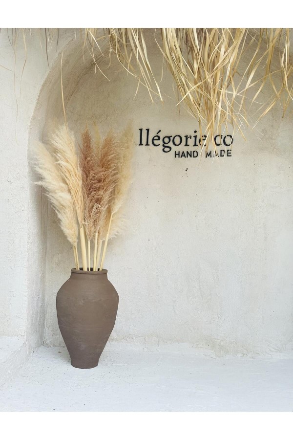 LENNA DOKULU MAT BÜYÜK KÜP VAZO