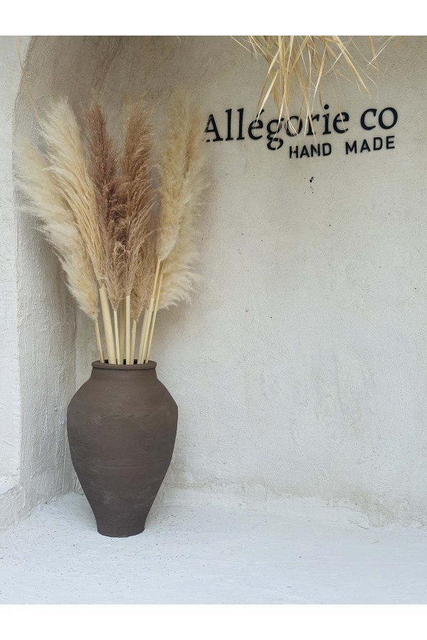 LENNA DOKULU MAT BÜYÜK KÜP VAZO