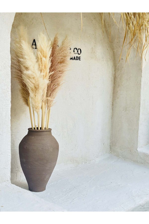 LENNA DOKULU MAT BÜYÜK KÜP VAZO