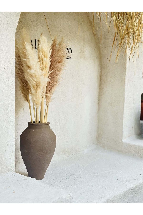 LENNA DOKULU MAT BÜYÜK KÜP VAZO