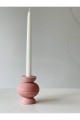 Luwe 2'li Şamdan Mumluk Pembe
