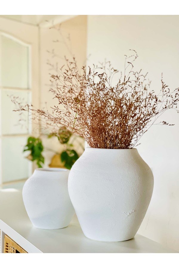 Loreen Vazo Seti 2li Dokulu Mat BEYAZ