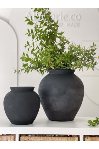 Luna Vazo Seti 2 Li Dokulu Mat Siyah