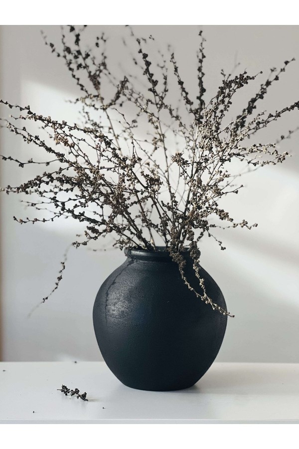 Lamee Küçük Göbekli Vazo Dokulu Mat