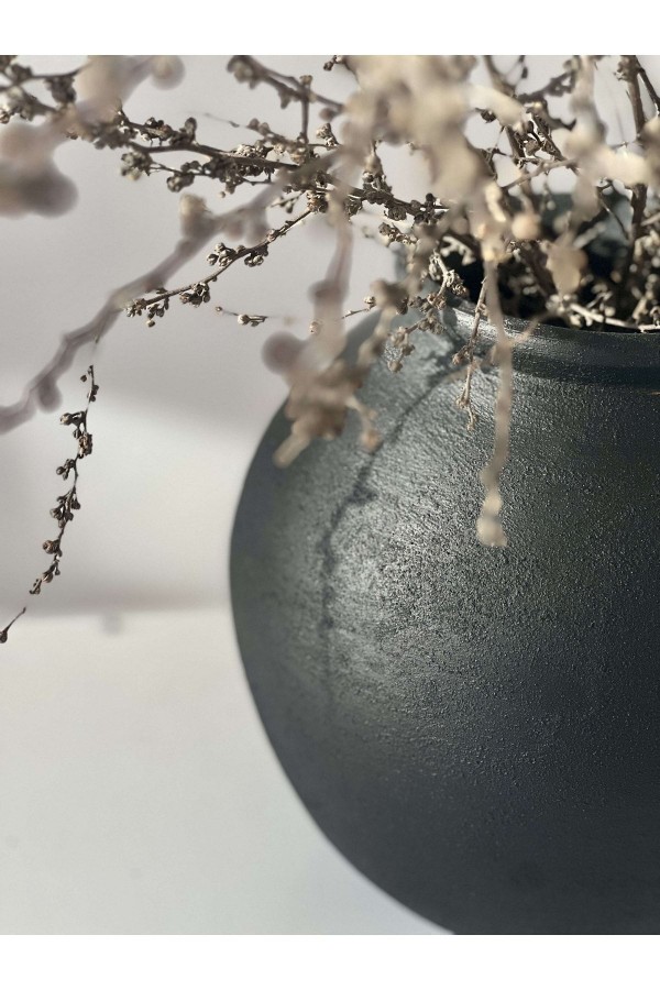 Lamee Küçük Göbekli Vazo Dokulu Mat