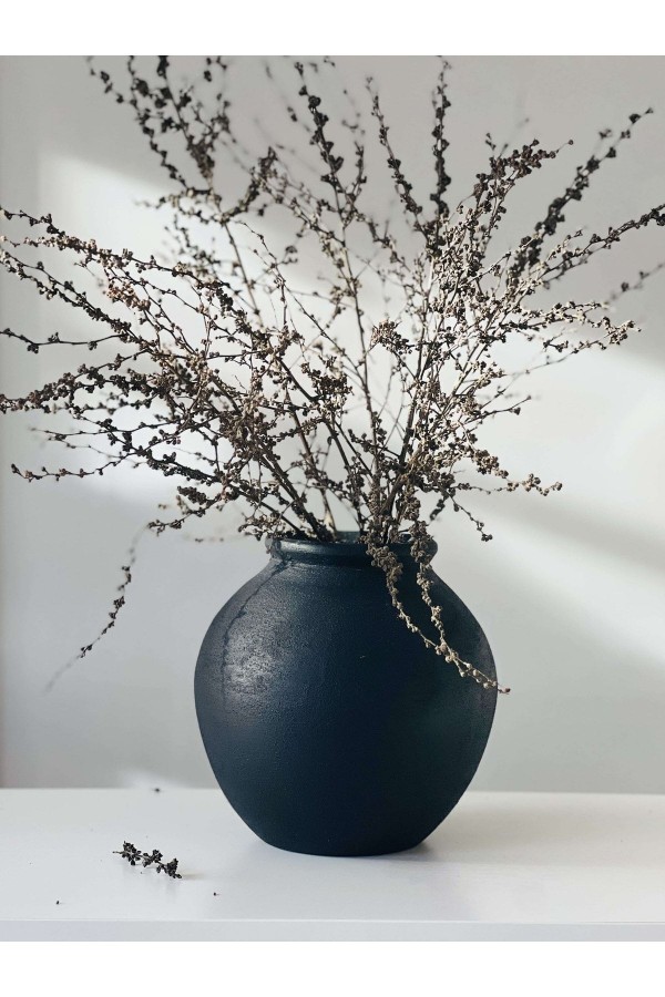 Lamee Küçük Göbekli Vazo Dokulu Mat