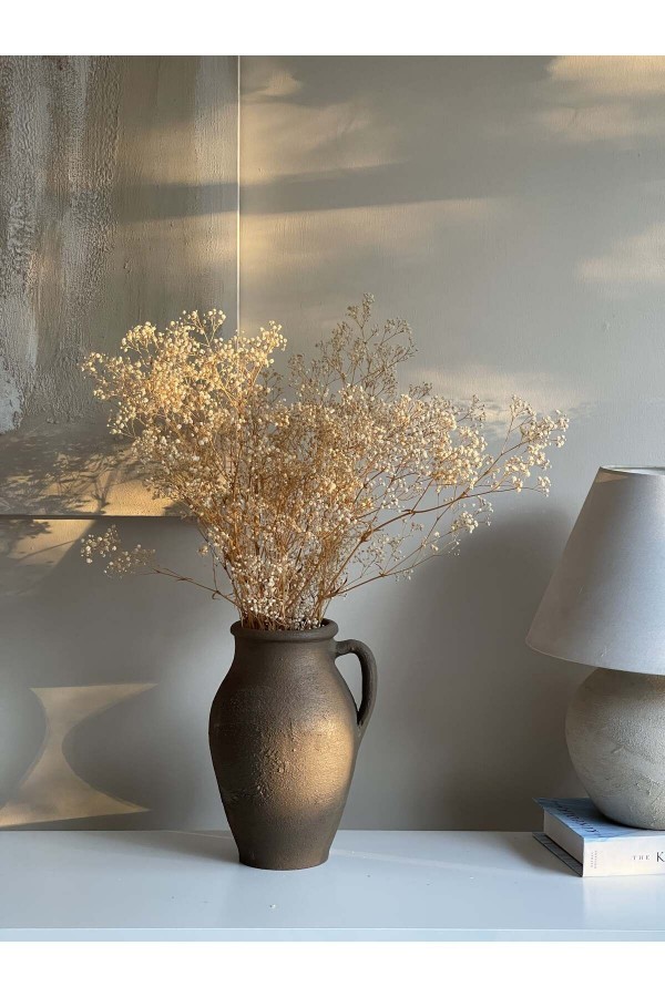 LİMERA DOKULU VE MAT TEK KULPLU VAZO