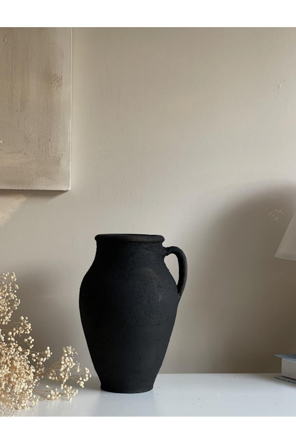 LİMERA DOKULU VE MAT TEK KULPLU VAZO