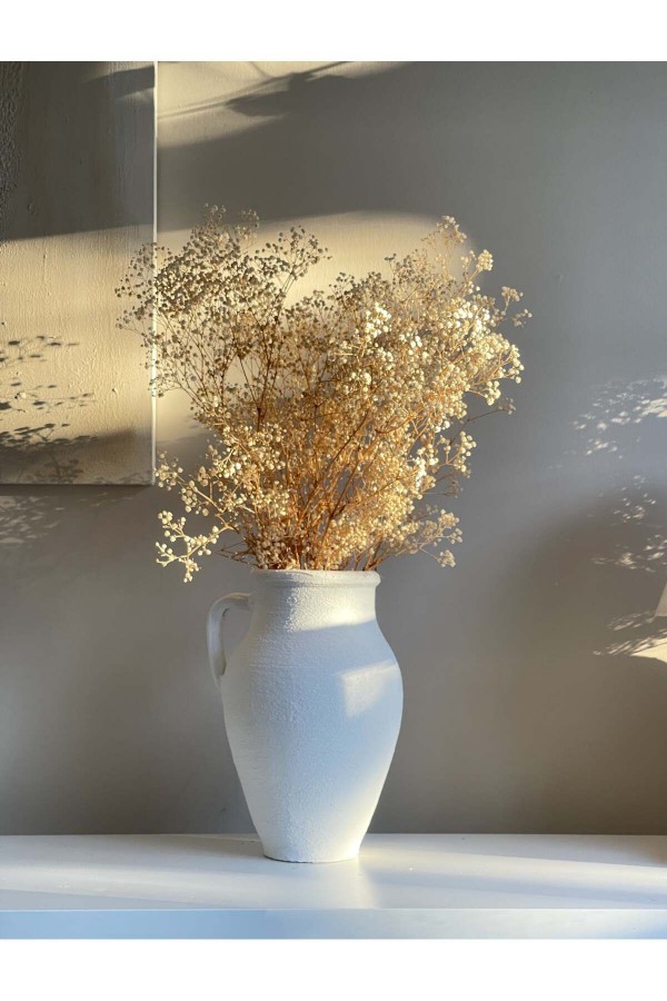 LİMERA DOKULU VE MAT TEK KULPLU VAZO