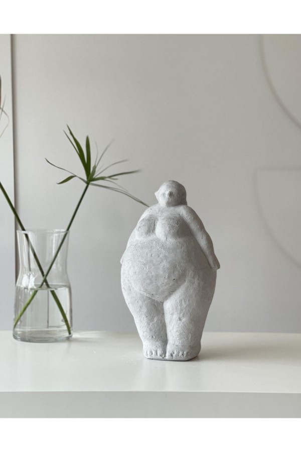 Alle Fat Lady Koleksiyonu Nu Model Gri