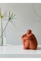 Alle Fat Lady Dekoratif Heykel Model Se Terracotta