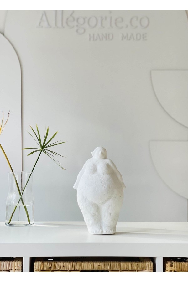 Alle Fat Lady Koleksiyonu Nu Model Beyaz