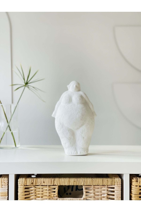 Alle Fat Lady Koleksiyonu Nu Model Beyaz