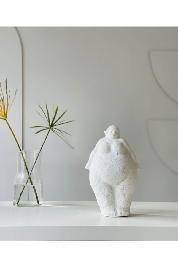 Alle Fat Lady Koleksiyonu Nu Model Beyaz