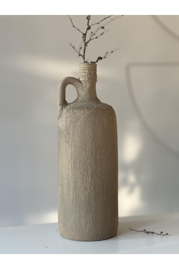 Lingo Tek Kulplu Eskitme Şişe Vazo Vizon