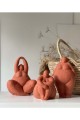 Alle Fat Lady 3lü Heykel Koleksiyonu Nu Ca Se Model Terracota