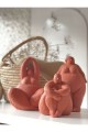 Alle Fat Lady 3lü Heykel Koleksiyonu Nu Ca Se Model Terracota