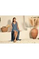 Bohemian Organic Yazlık Elbise Indigo Lacivert